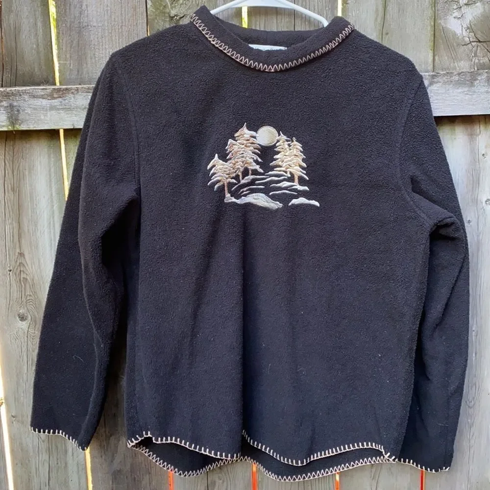 Coldwater Creek fleece sweatshirt sz. S